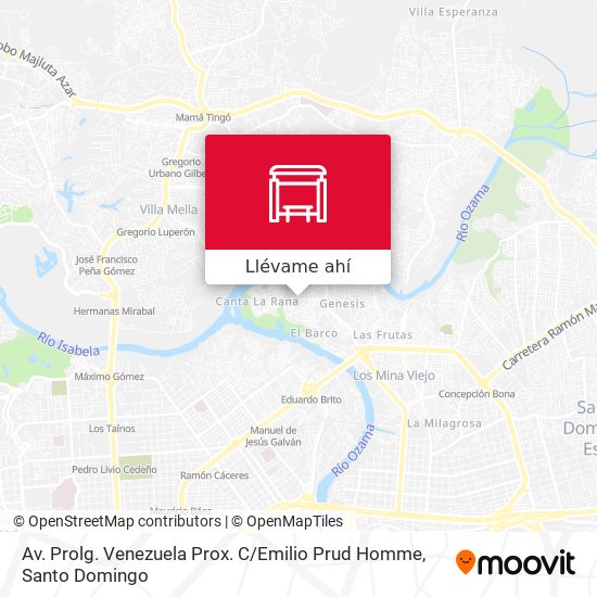 Mapa de Av. Prolg. Venezuela Prox. C / Emilio Prud Homme