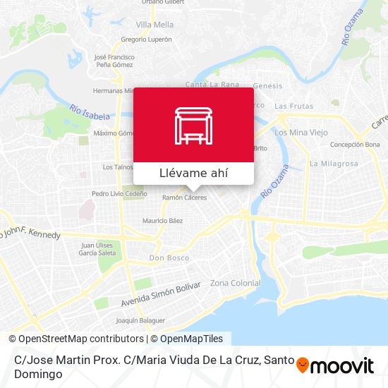 Mapa de C / Jose Martin Prox. C / Maria Viuda De La Cruz