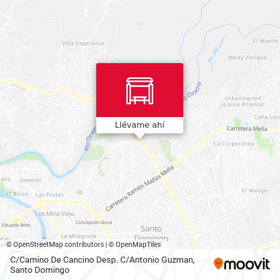 Mapa de C / Camino De Cancino Desp. C / Antonio Guzman