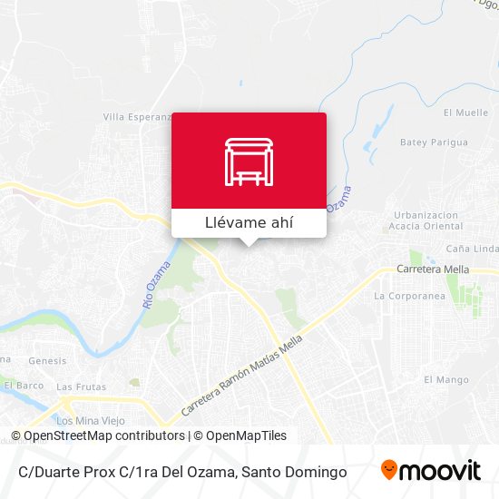 Mapa de C/Duarte Prox C/1ra Del Ozama