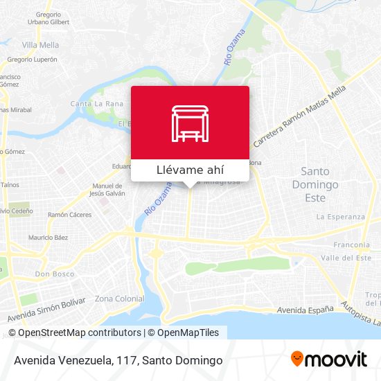 Mapa de Avenida Venezuela, 117