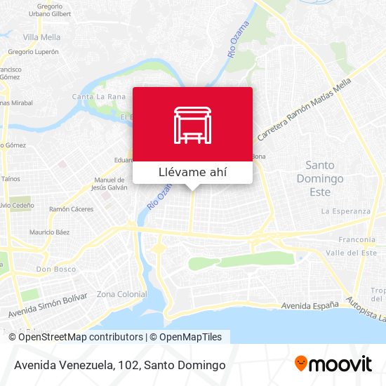 Mapa de Avenida Venezuela, 102