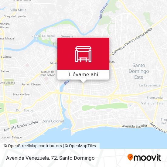 Mapa de Avenida Venezuela, 72