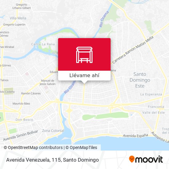 Mapa de Avenida Venezuela, 115