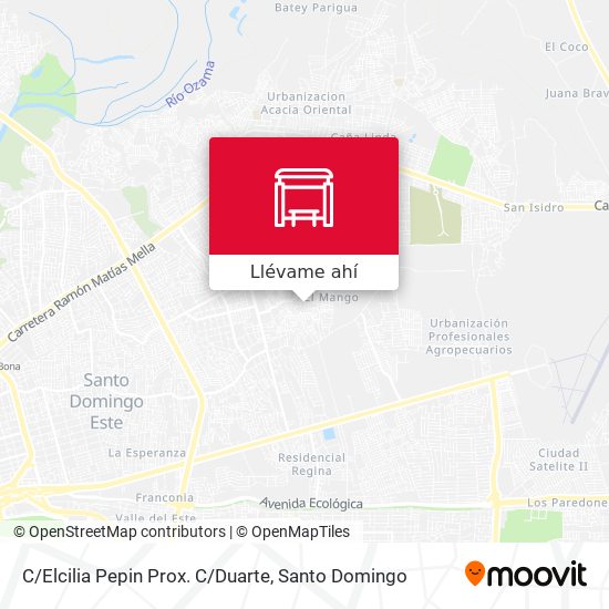 Mapa de C/Elcilia Pepin Prox. C/Duarte