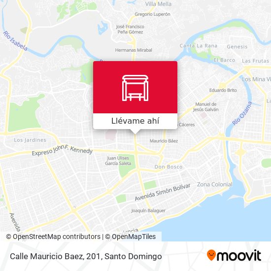 Mapa de Calle Mauricio Baez, 201