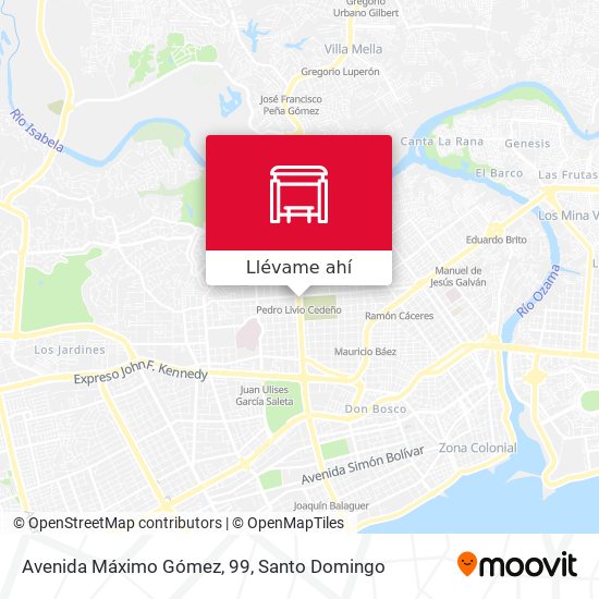 Mapa de Avenida Máximo Gómez, 99