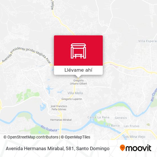 Mapa de Avenida Hermanas Mirabal, 581