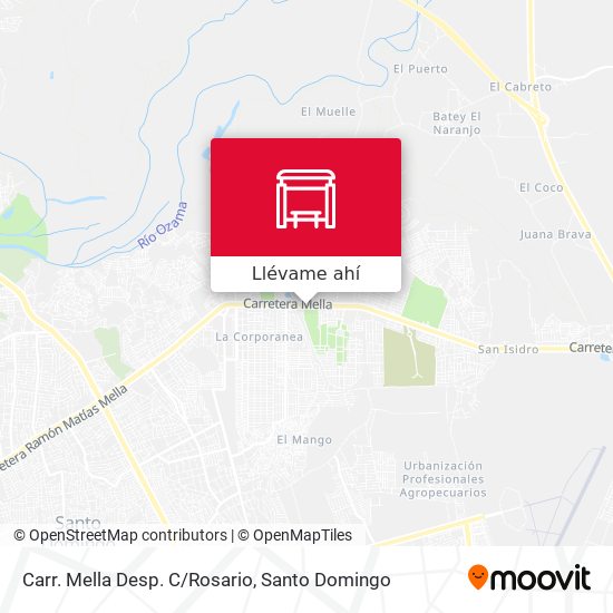 Mapa de Carr. Mella Desp. C/Rosario