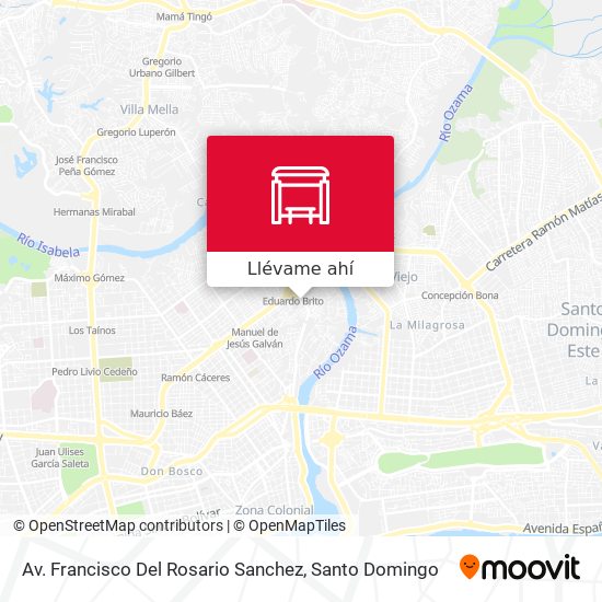 Mapa de Av. Francisco Del Rosario Sanchez