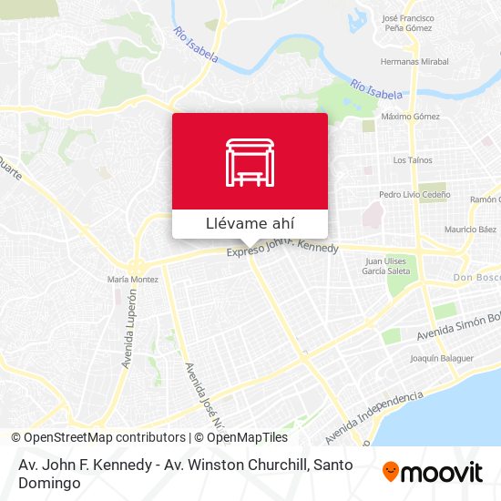 Mapa de Av. John F. Kennedy - Av. Winston Churchill