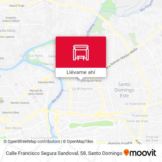 Mapa de Calle Francisco Segura Sandoval, 58