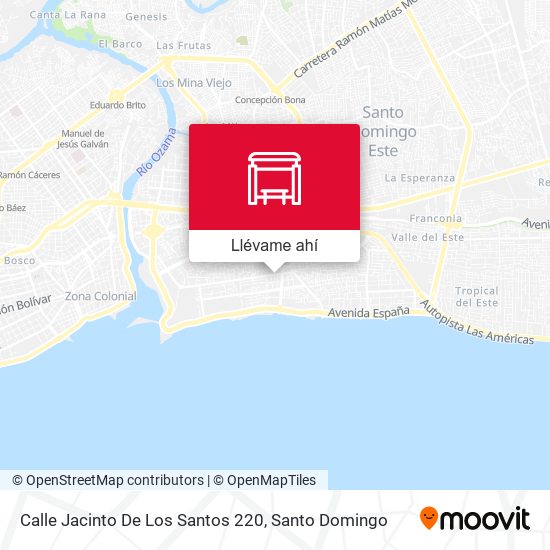 Mapa de Calle Jacinto De Los Santos 220