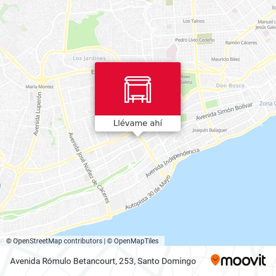 Mapa de Avenida Rómulo Betancourt, 253