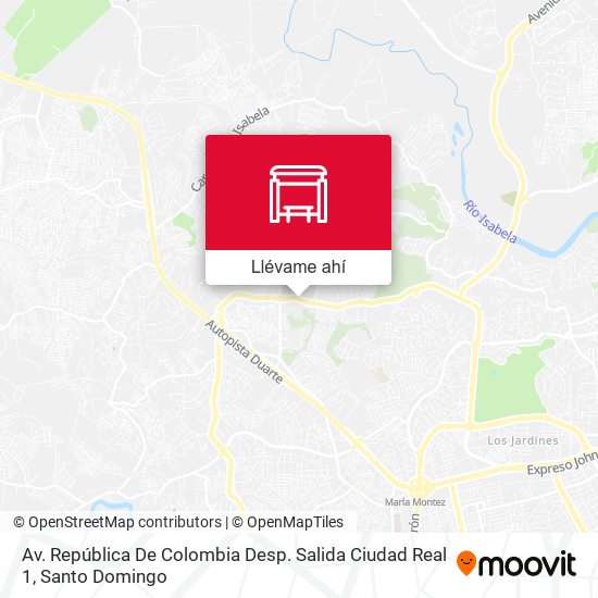 Mapa de Av. República De Colombia Desp. Salida Ciudad Real 1