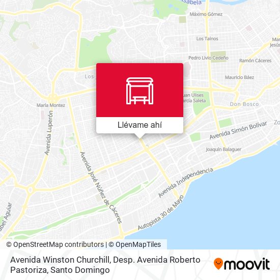 Mapa de Avenida Winston Churchill, Desp. Avenida Roberto Pastoriza