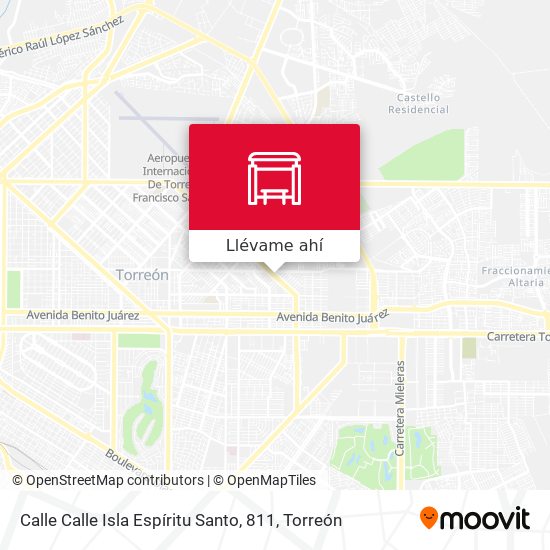 Cómo llegar a Calle Calle Isla Espíritu Santo, 811 en Torreón en Autobús?