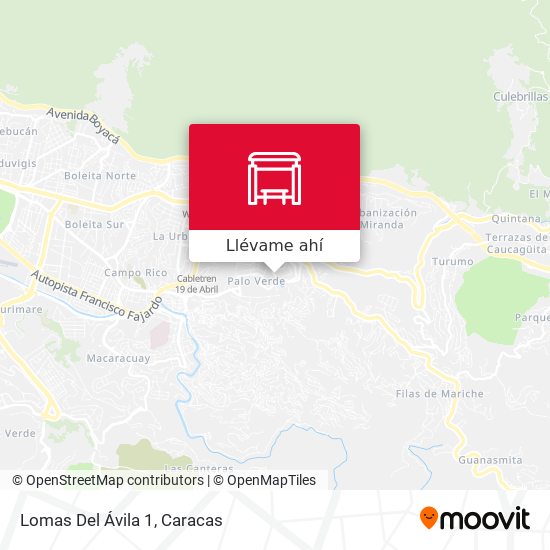 Mapa de Lomas Del Ávila 1