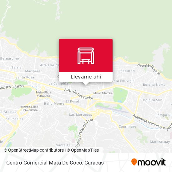 Mapa de Centro Comercial Mata De Coco