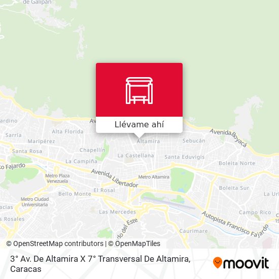 Mapa de 3° Av. De Altamira X 7° Transversal De Altamira