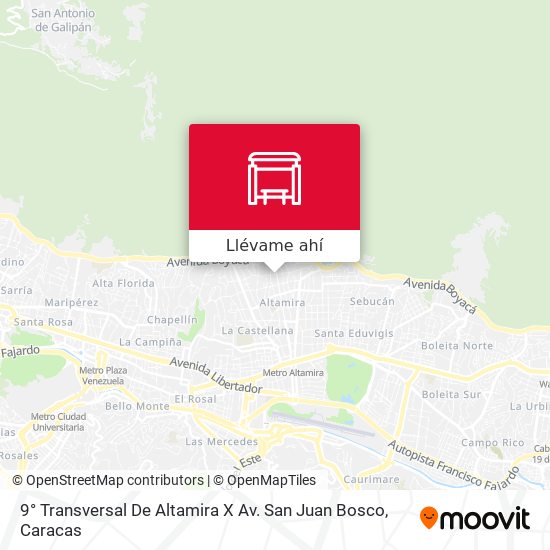 Mapa de 9° Transversal De Altamira X Av. San Juan Bosco