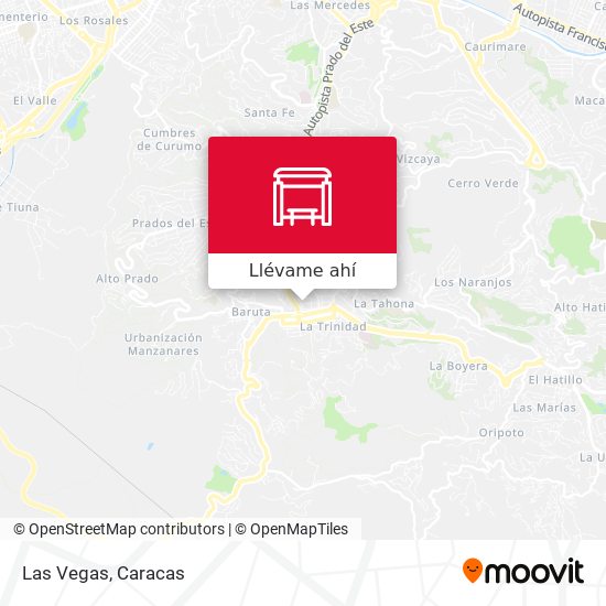 Mapa de Las Vegas