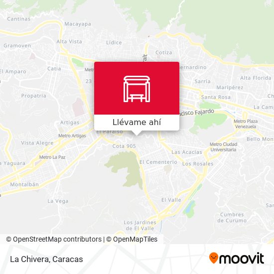 Mapa de La Chivera