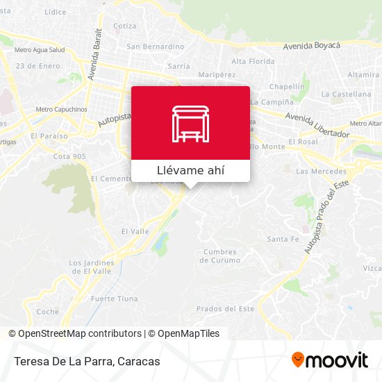 Mapa de Teresa De La Parra