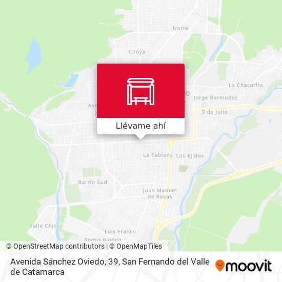 Mapa de Avenida Sánchez Oviedo, 39