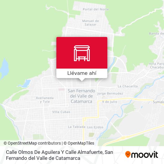 Mapa de Calle Olmos De Aguilera Y Calle Almafuerte