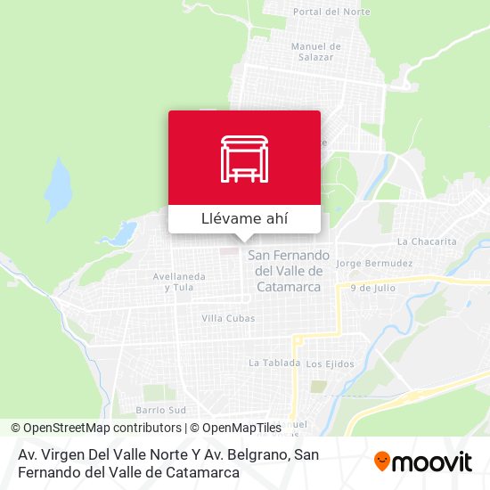 Mapa de Av. Virgen Del Valle Norte Y Av. Belgrano