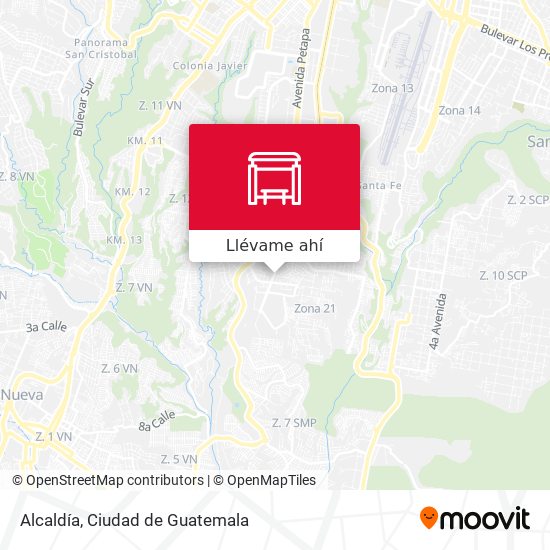 Mapa de Alcaldía