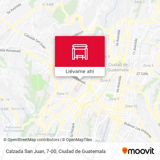 Mapa de Calzada San Juan, 7-00