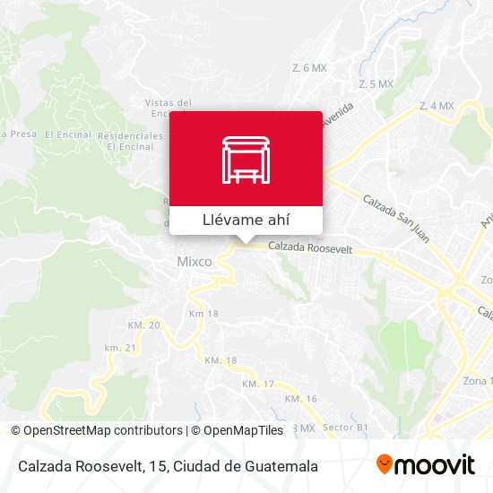 Mapa de Calzada Roosevelt, 15