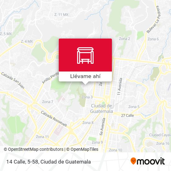 Mapa de 14 Calle, 5-58