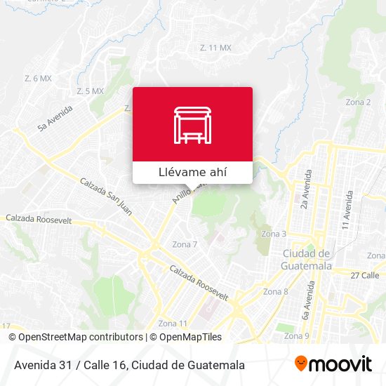 Mapa de Avenida 31 / Calle 16