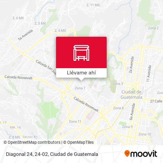 Mapa de Diagonal 24, 24-02