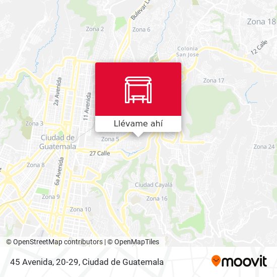 Mapa de 45 Avenida, 20-29