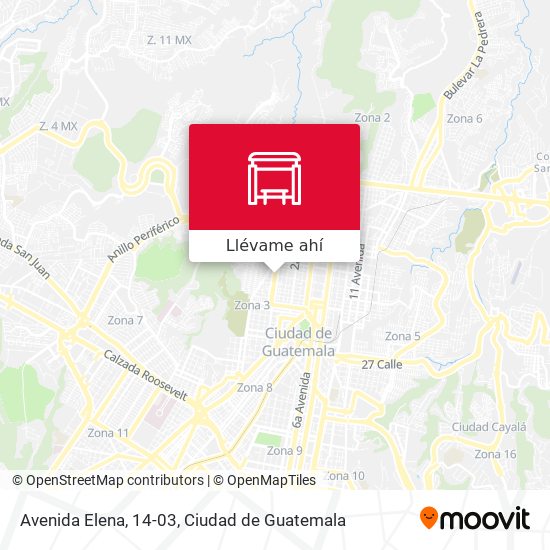 Mapa de Avenida Elena, 14-03