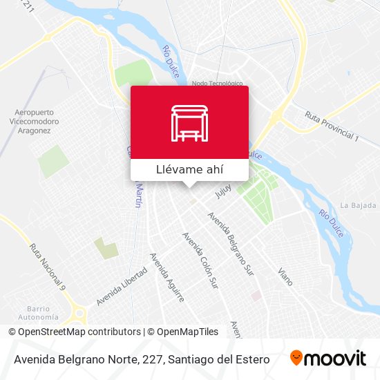 Mapa de Avenida Belgrano Norte, 227