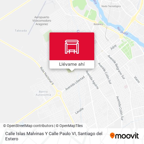 Mapa de Calle Islas Malvinas Y Calle Paulo VI