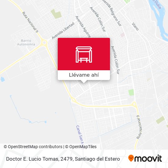 Mapa de Doctor E. Lucio Tomas, 2479