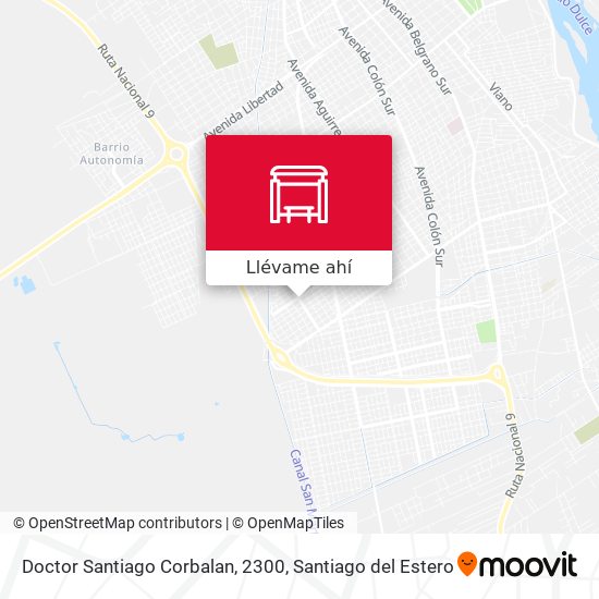 Mapa de Doctor Santiago Corbalan, 2300