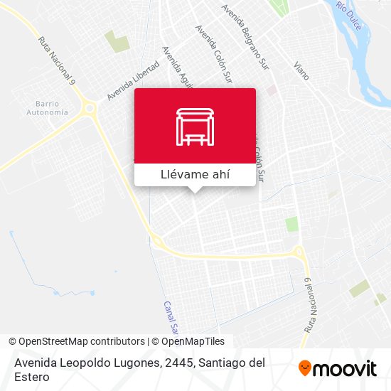 Mapa de Avenida Leopoldo Lugones, 2445