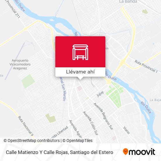 Mapa de Calle Matienzo Y Calle Rojas