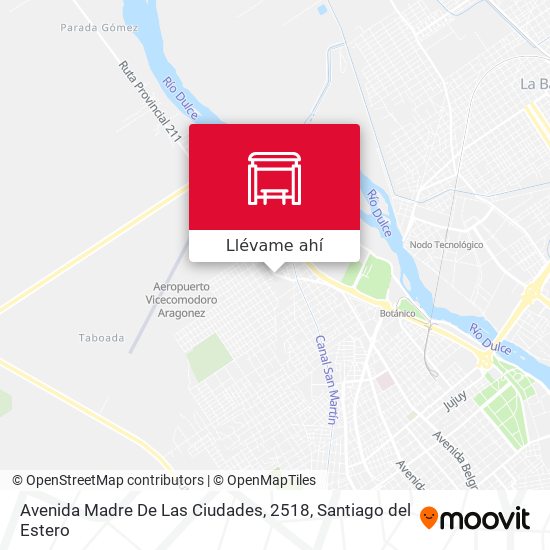 Mapa de Avenida Madre De Las Ciudades, 2518