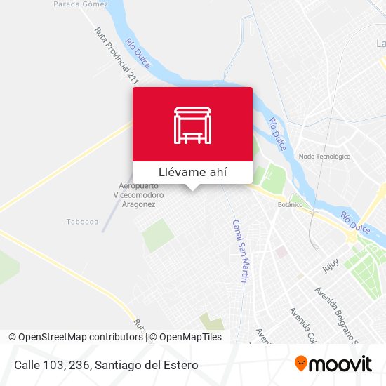 Mapa de Calle 103, 236