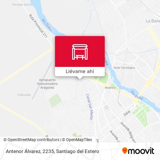 Mapa de Antenor Álvarez, 2235