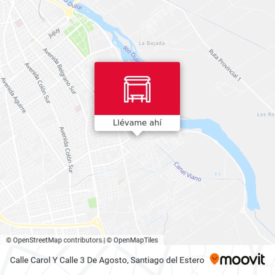 Mapa de Calle Carol Y Calle 3 De Agosto