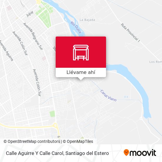 Mapa de Calle Aguirre Y Calle Carol